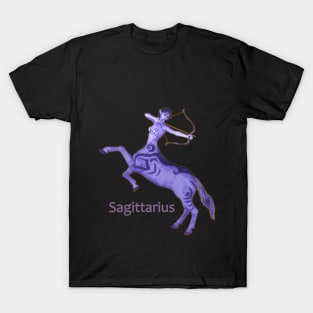 Sagittarius woman girl centaur with bow and arrow T-Shirt